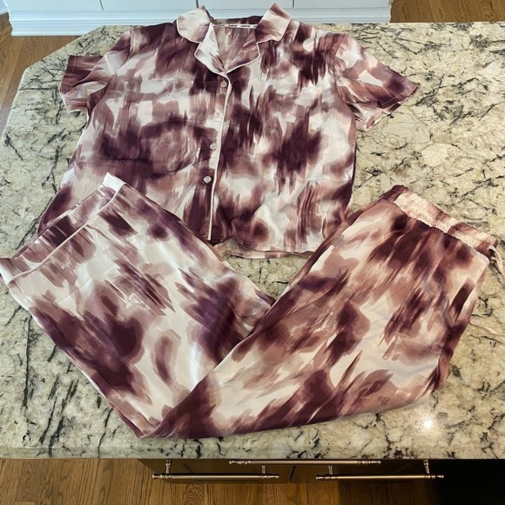 Jason Wu Satin‎ 2 Piece Pajama Set- Size Extra Large